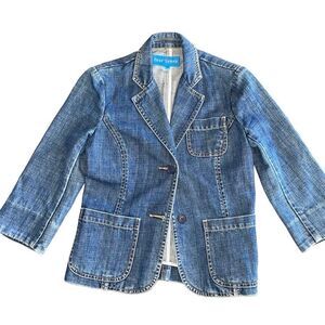 Fcuk Jeans Vintage Blue Denim Jacket 0